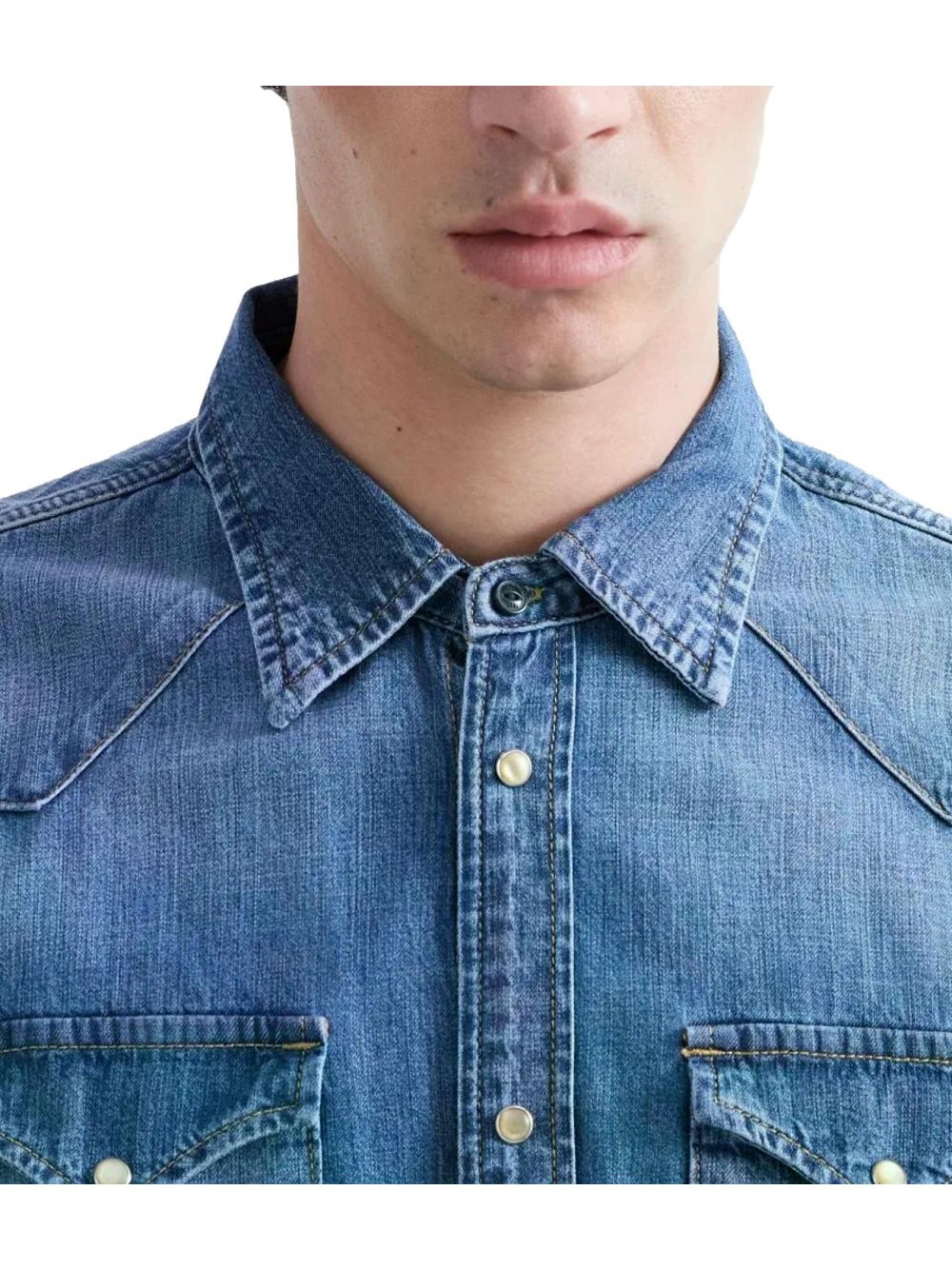 Camicia Replay Uomo - Blu