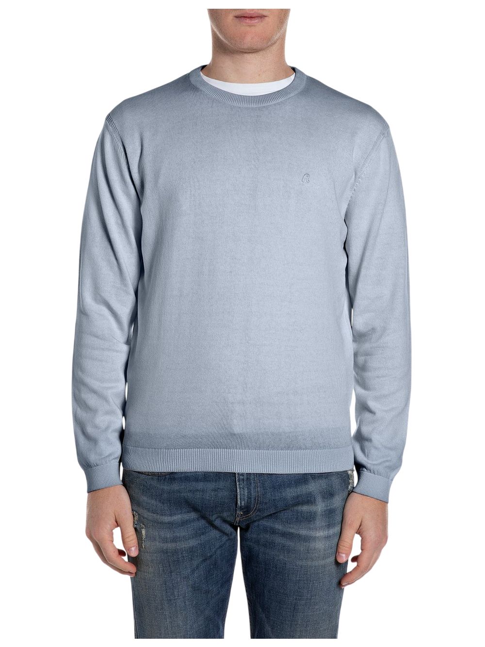 Pullover Replay Uomo - Celeste