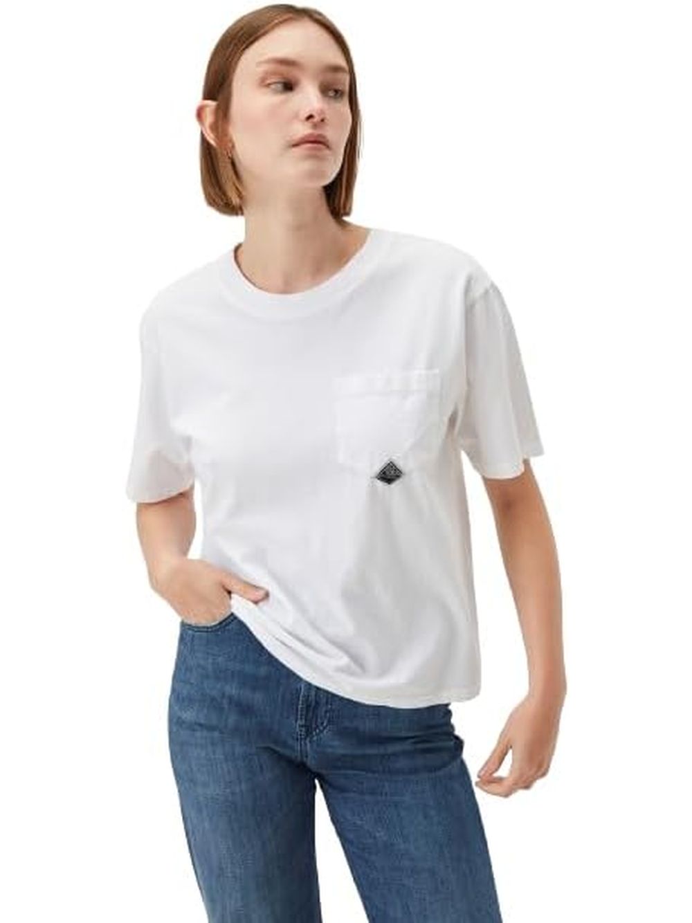 T-shirt Roy Roger's Donna - Bianco