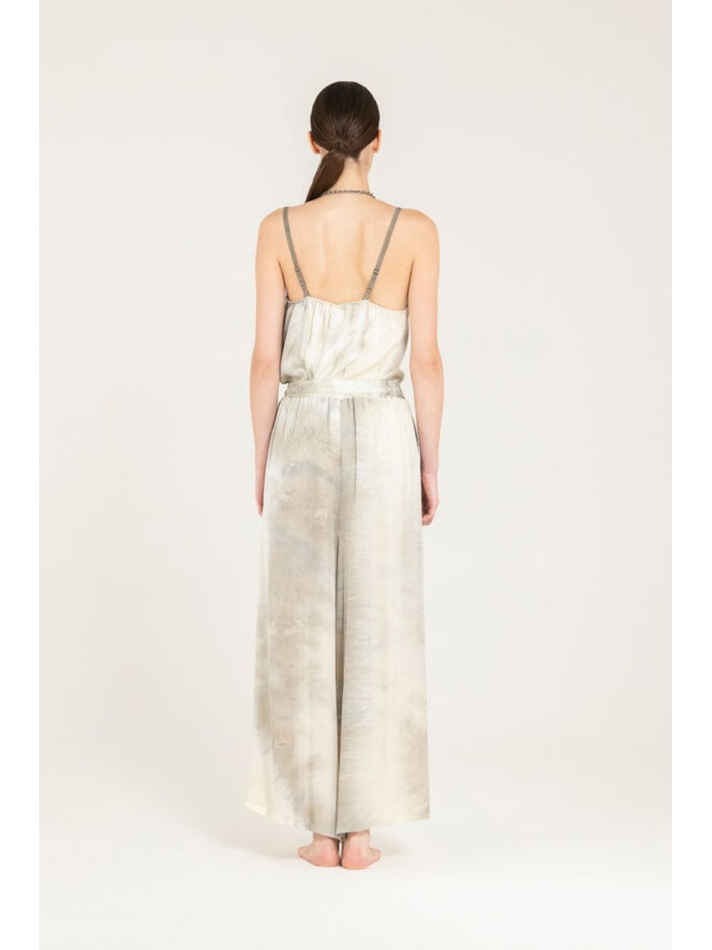 Pantalone Sanctamuerte PALAZZO AMPIO Donna - Beige