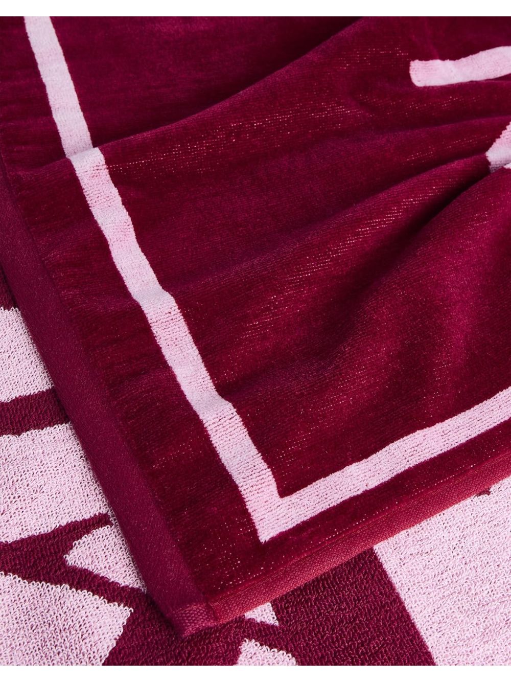 Telo Mare Sundek SMOOTTH TOWEL Unisex - Rosa