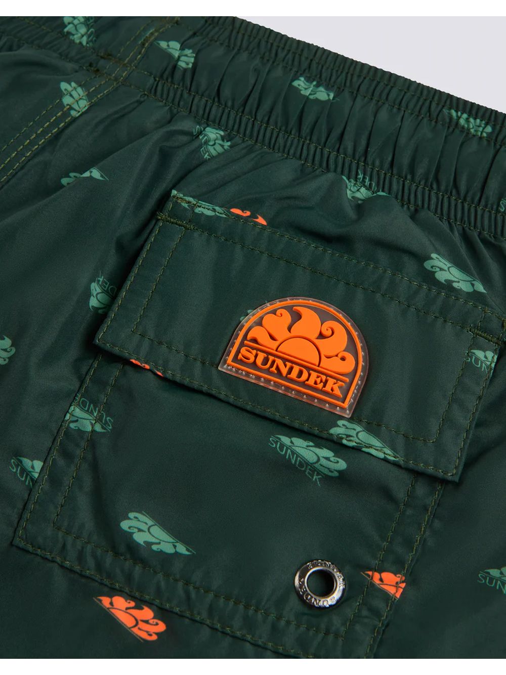 Costume Sundek PRINTED BOARDSHORT Bambino - Verde