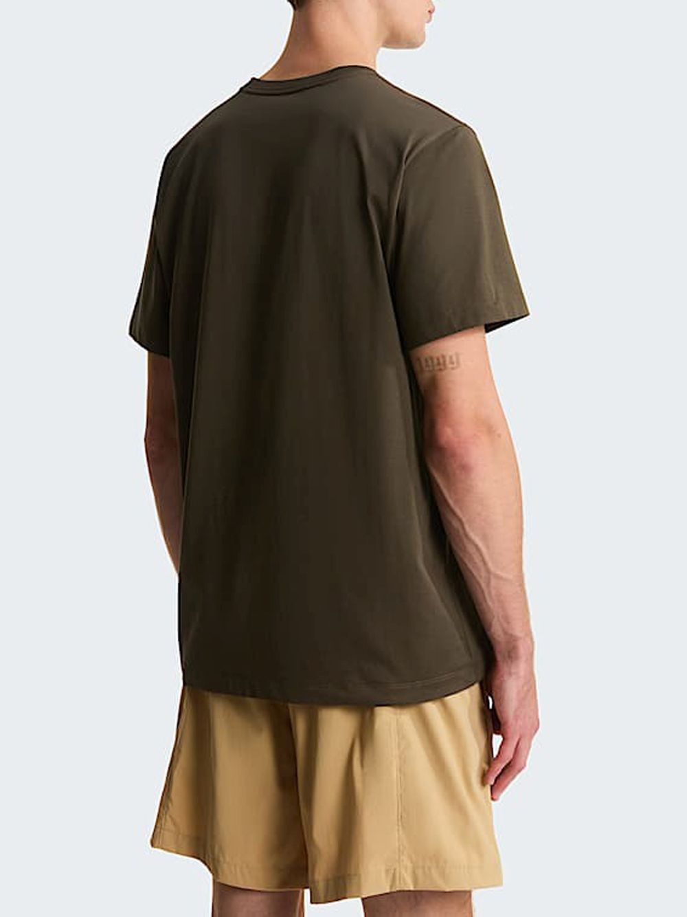 T-shirt The North Face EVOLUTION SIMPLE DOME REGULAR SHORT SL Uomo - Verde