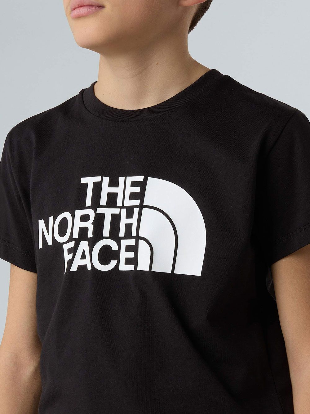 T-shirt The North Face TEEN EASY SS Unisex Bambino - Nero