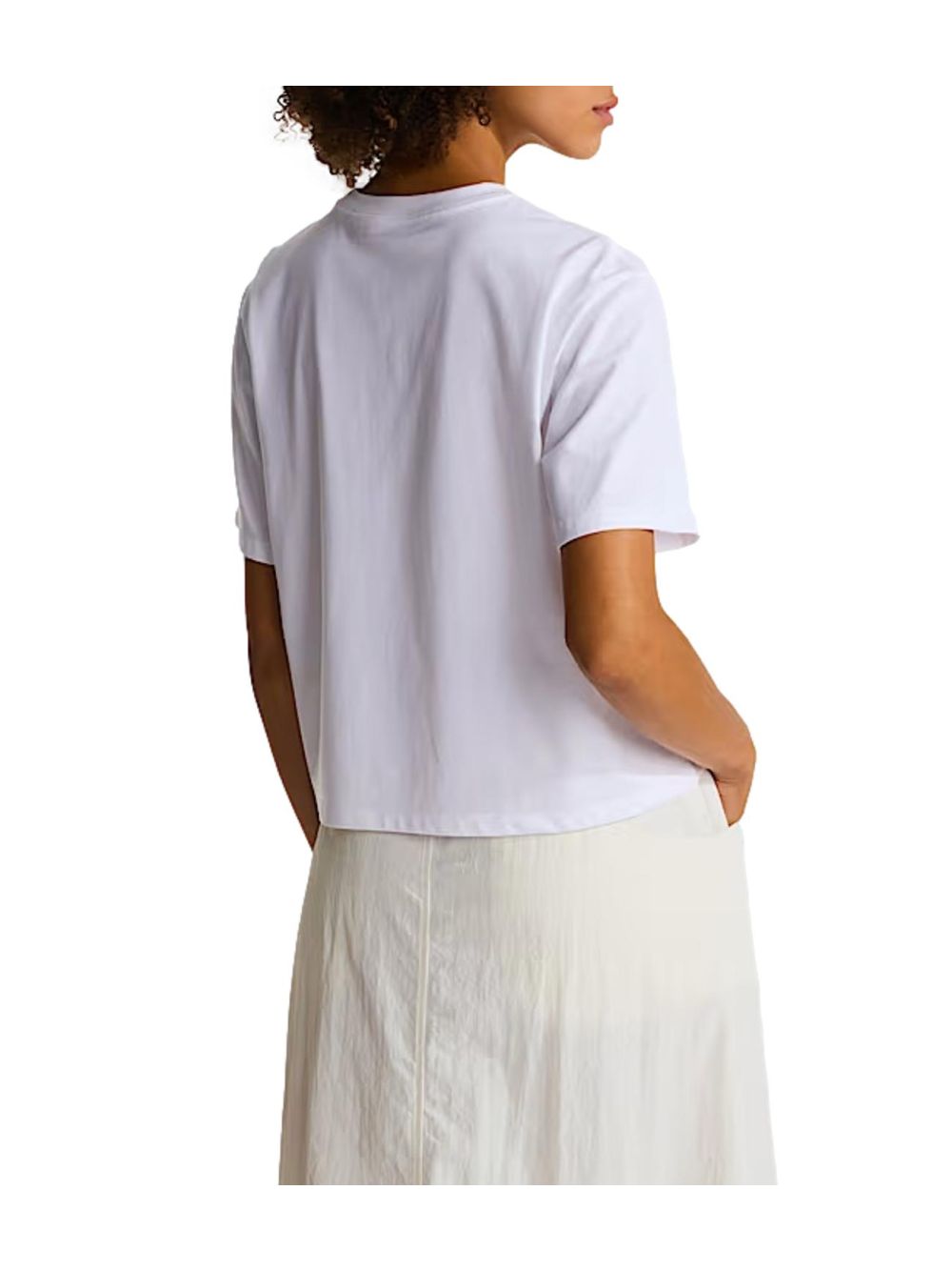 T-shirt The North Face EVOLUTION SIMPLE DOME CROP RLX SS Donna - Bianco
