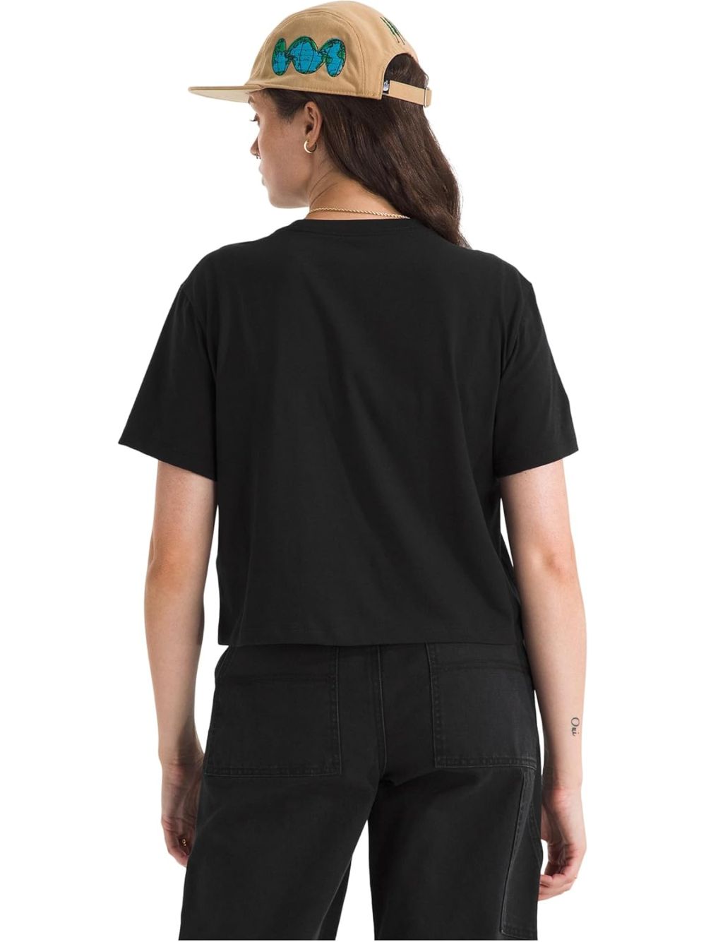 T-shirt The North Face EVOLUTION SIMPLE DOME CROP RLX SS Donna - Nero