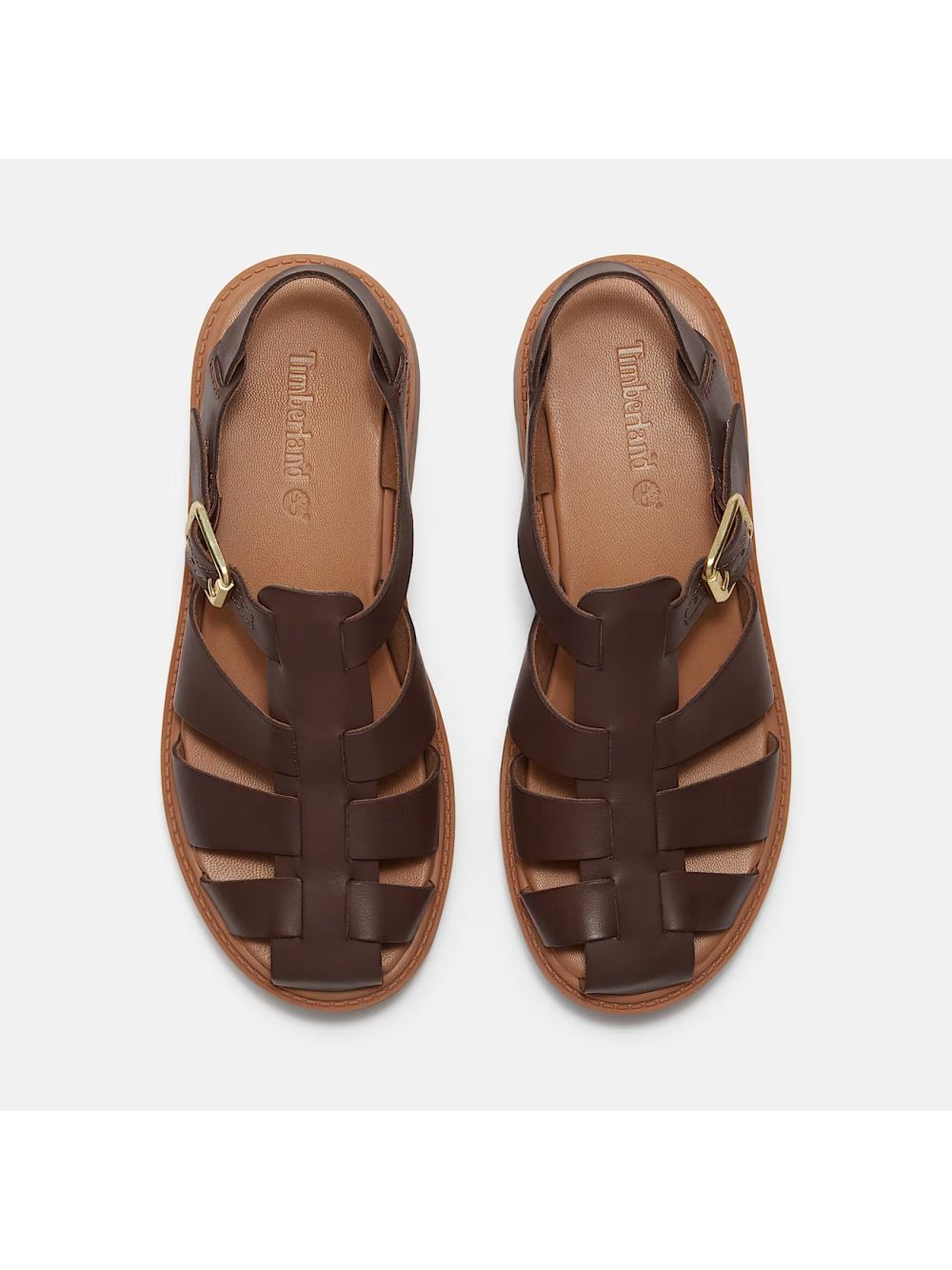 Sandali Timberland Fisherman con Plateau Stone Street Donna - Marrone
