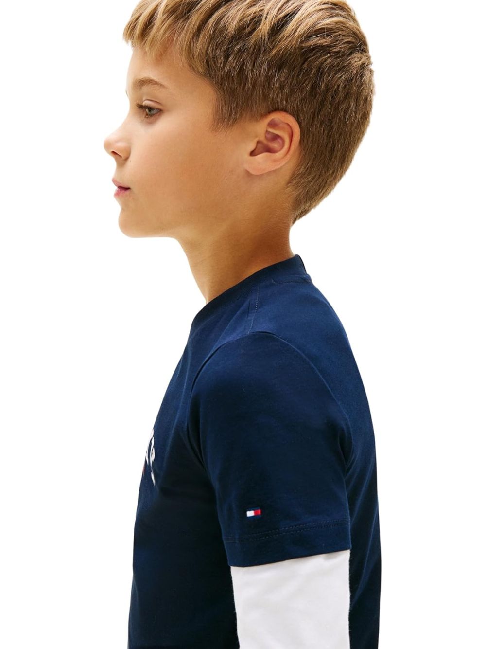 T-shirt Tommy Hilfiger Bambino - Navy