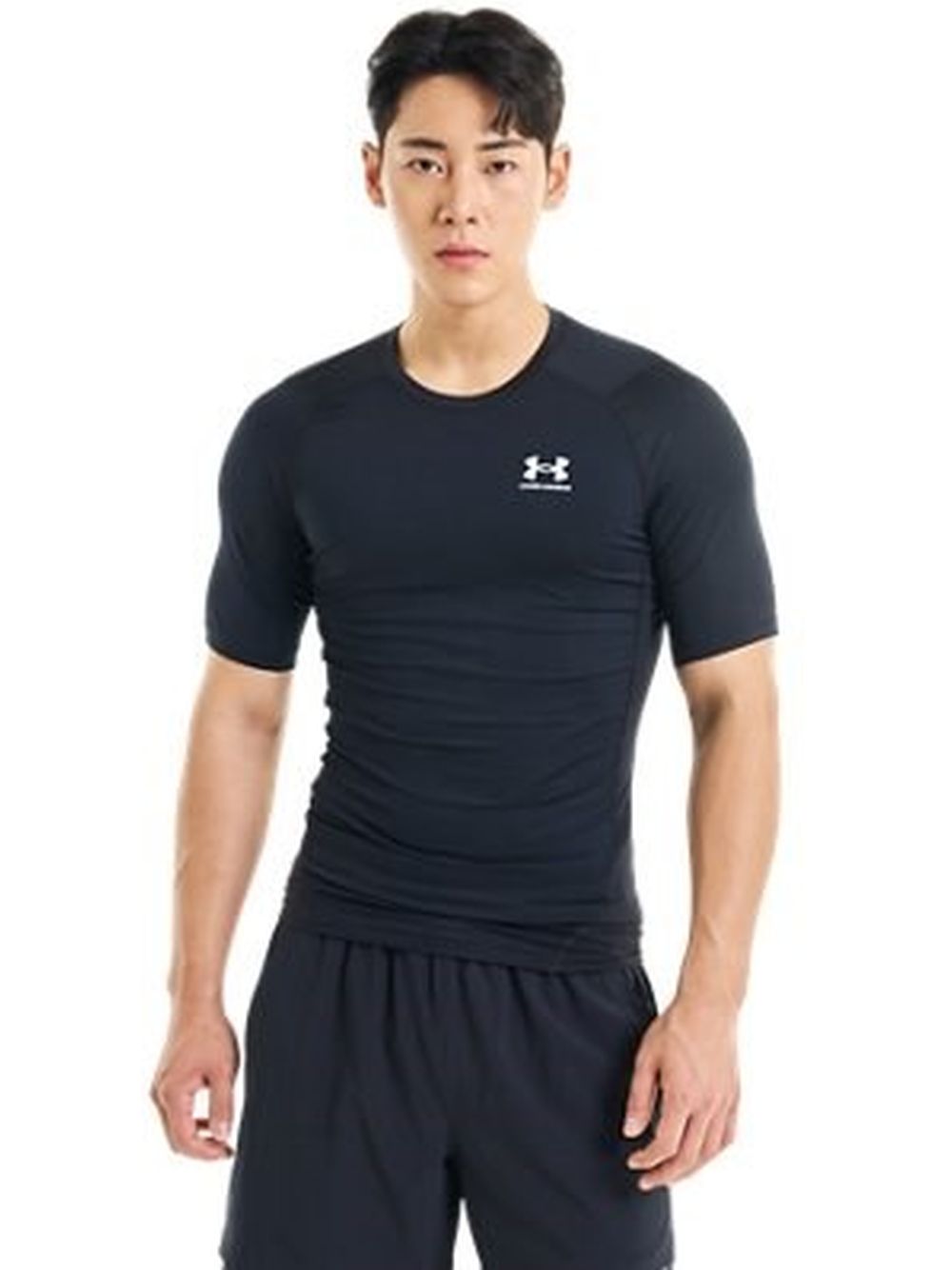 T-shirt Sportiva Under Armour HeatGear Uomo - Nero