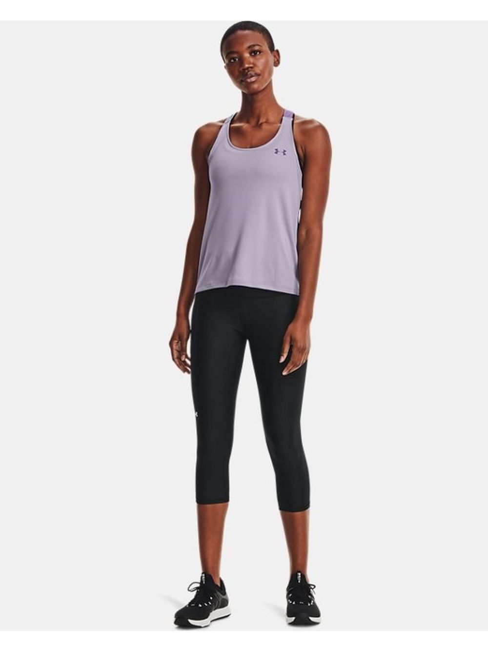 Leggings Under Armour Capri UA Tech Donna - Nero