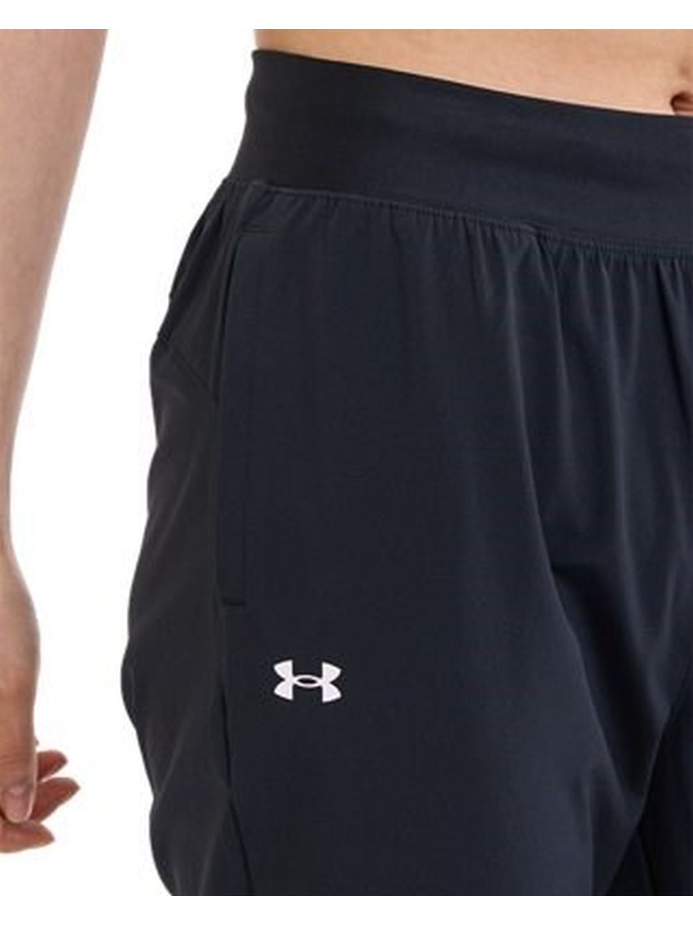 Pantalone Sportivo Under Armour UA RIVAL HI RISE WOVEN Donna - Nero