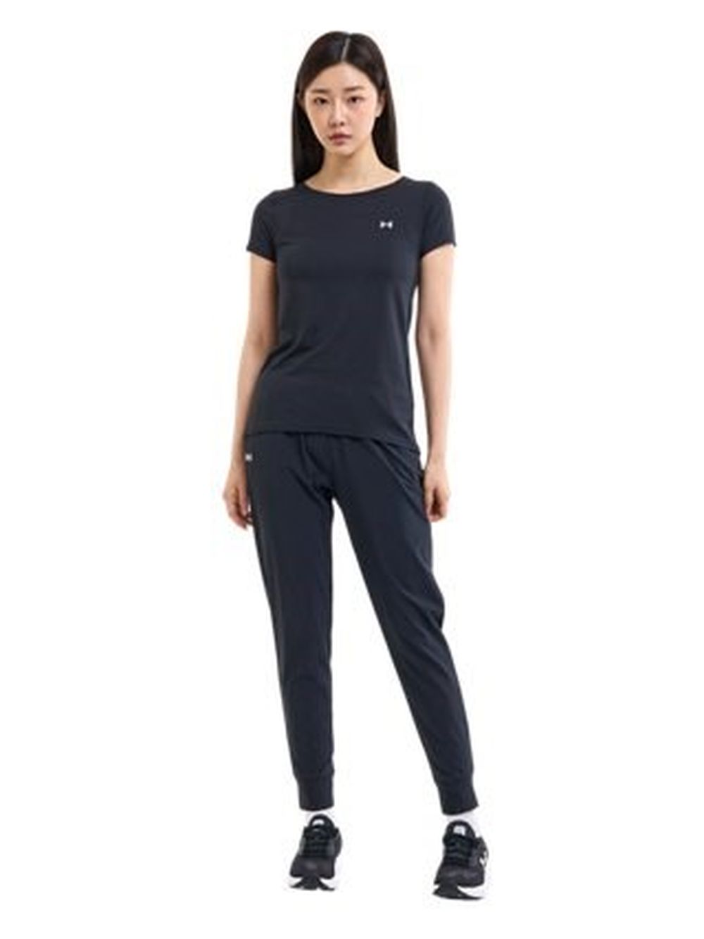 Pantalone Sportivo Under Armour UA RIVAL HI RISE WOVEN Donna - Nero