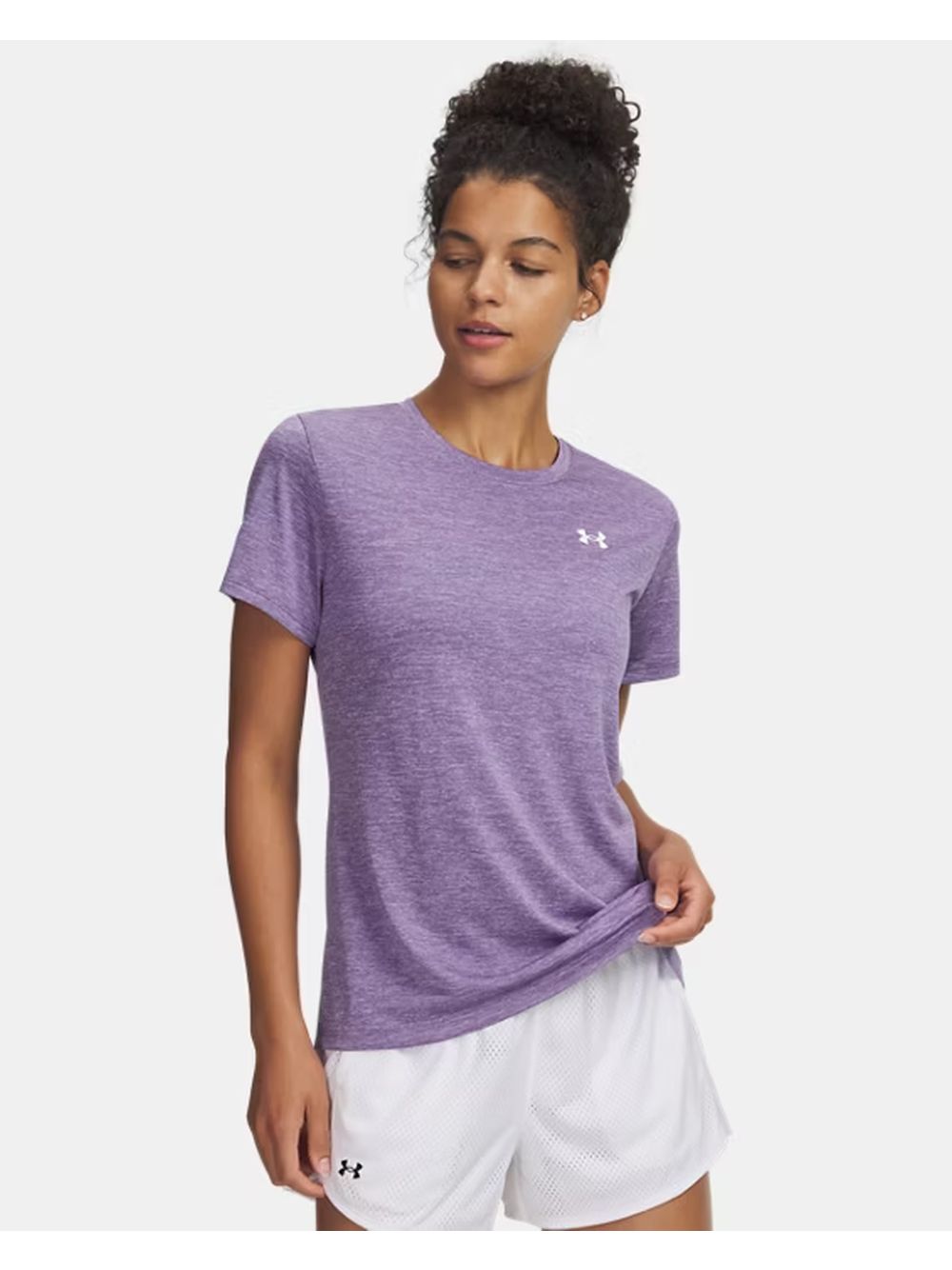 T-shirt Sportiva Under Armour UA Tech Twist Donna - Viola