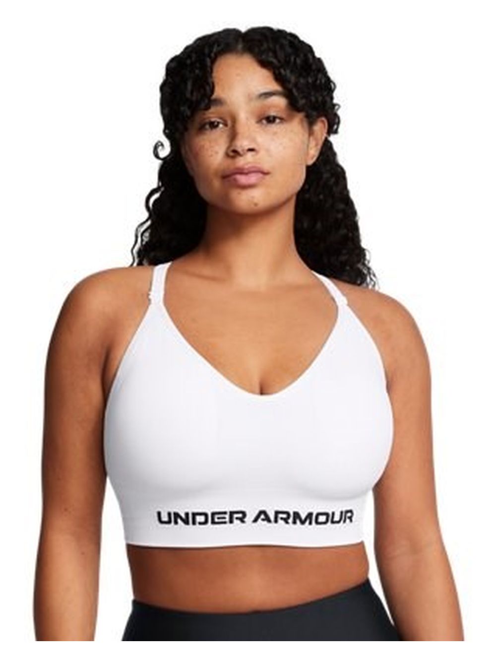 Top Sportivo Under Armour UA Vanish Seamless Low Donna - Bianco