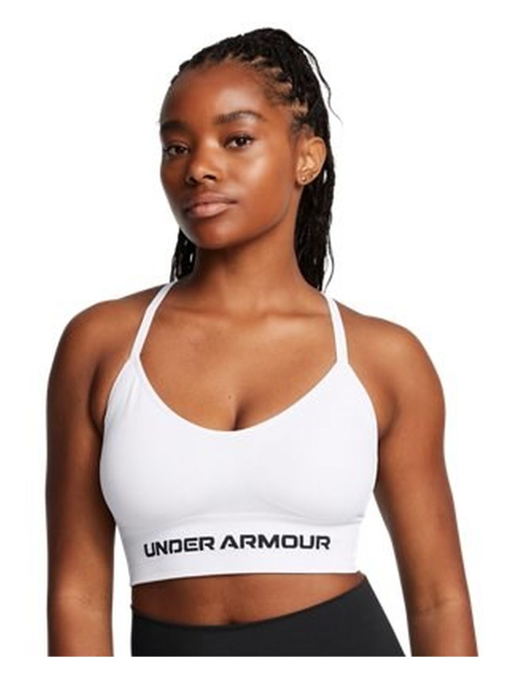 Top Sportivo Under Armour UA Vanish Seamless Low Donna - Bianco
