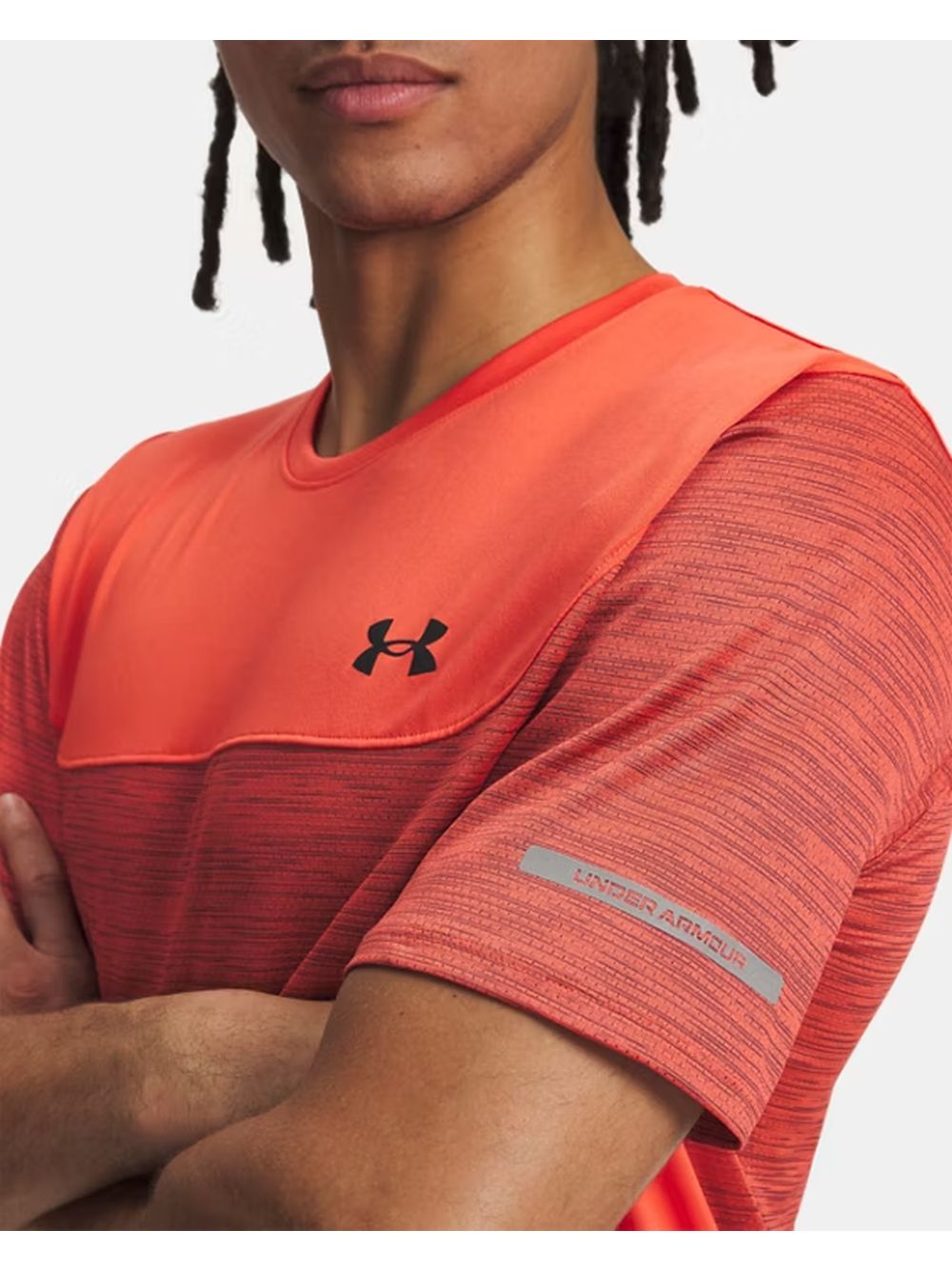 T-shirt Sportiva Under Armour UA Tech Utility Uomo - Arancione