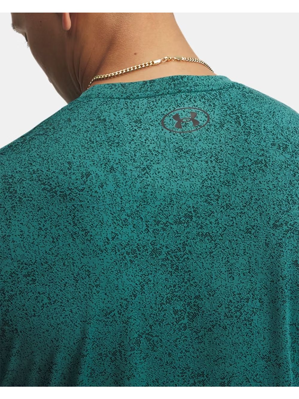 T-shirt Sportiva Under Armour UA TECH PIXELATE Uomo - Verde