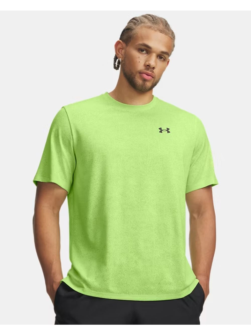 T-shirt Sportiva Under Armour UA TECH PIXELATE Uomo - Verde