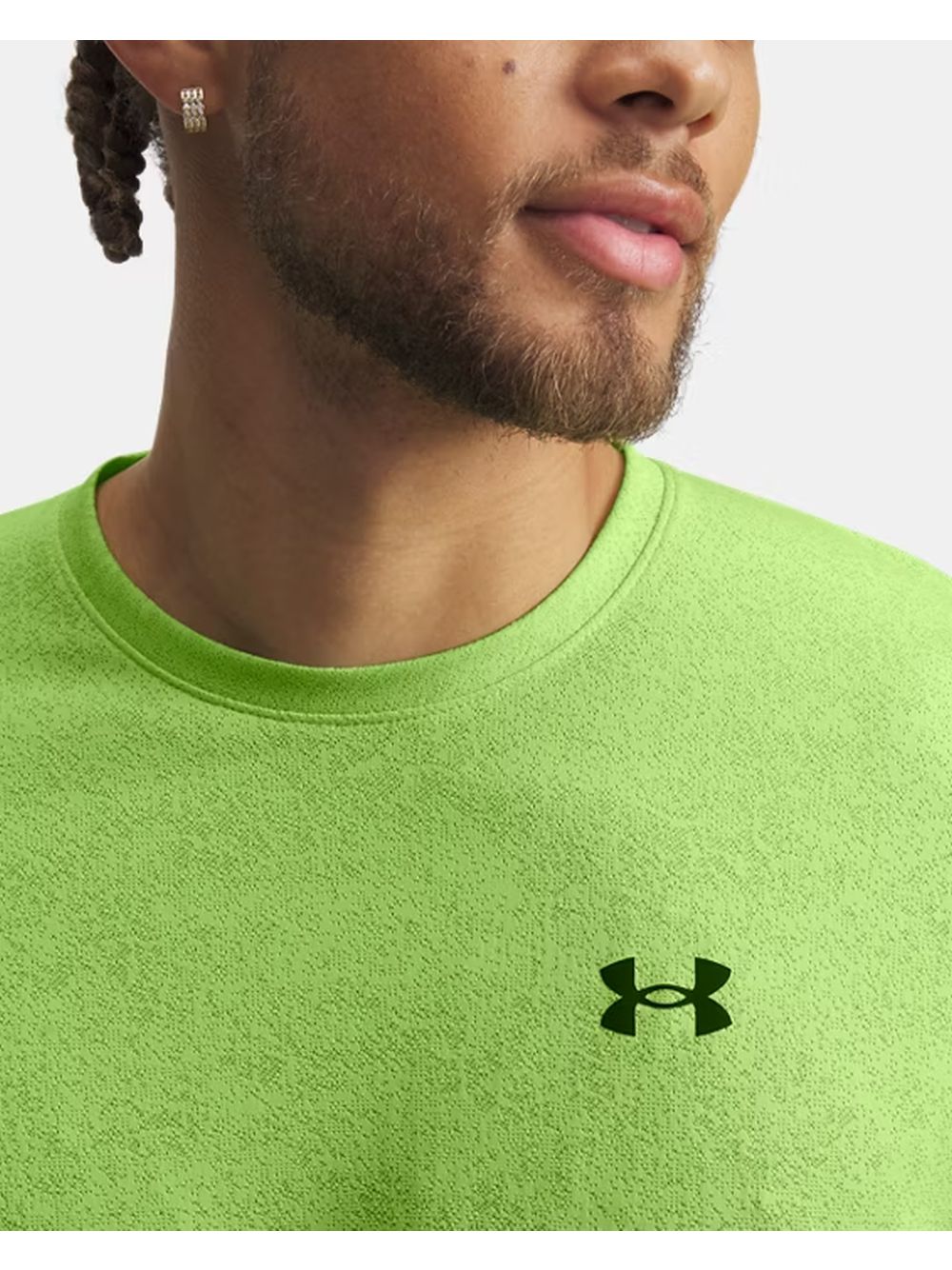 T-shirt Sportiva Under Armour UA TECH PIXELATE Uomo - Verde