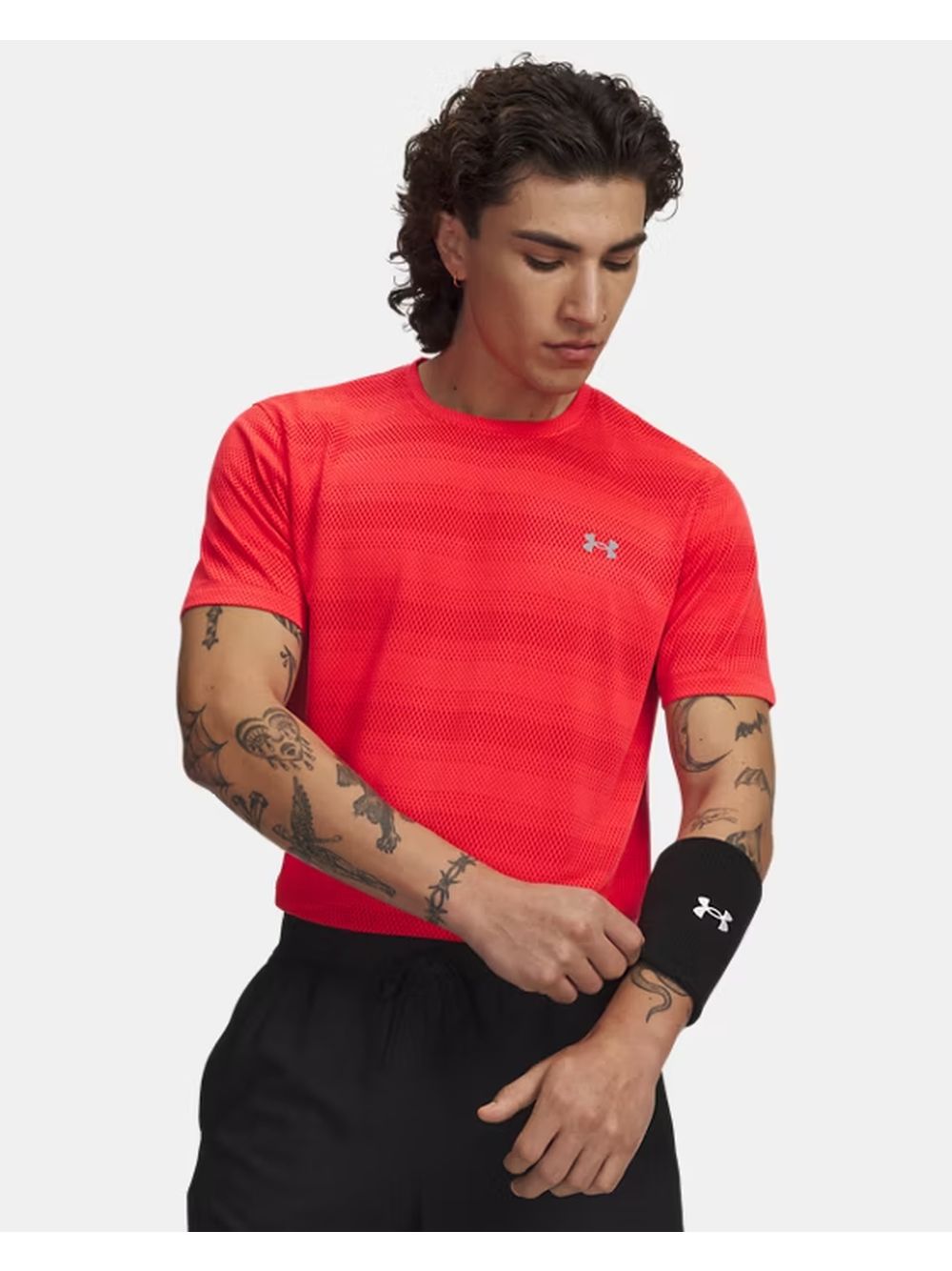 T-shirt Sportiva Under Armour UA VELOCITI SS Uomo - Rosso