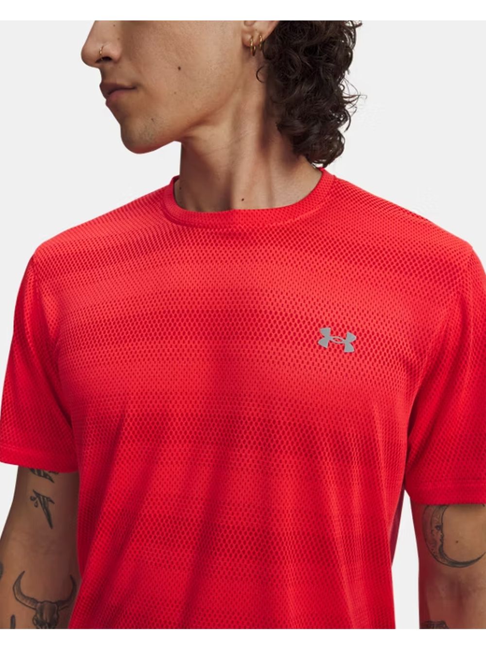 T-shirt Sportiva Under Armour UA VELOCITI SS Uomo - Rosso