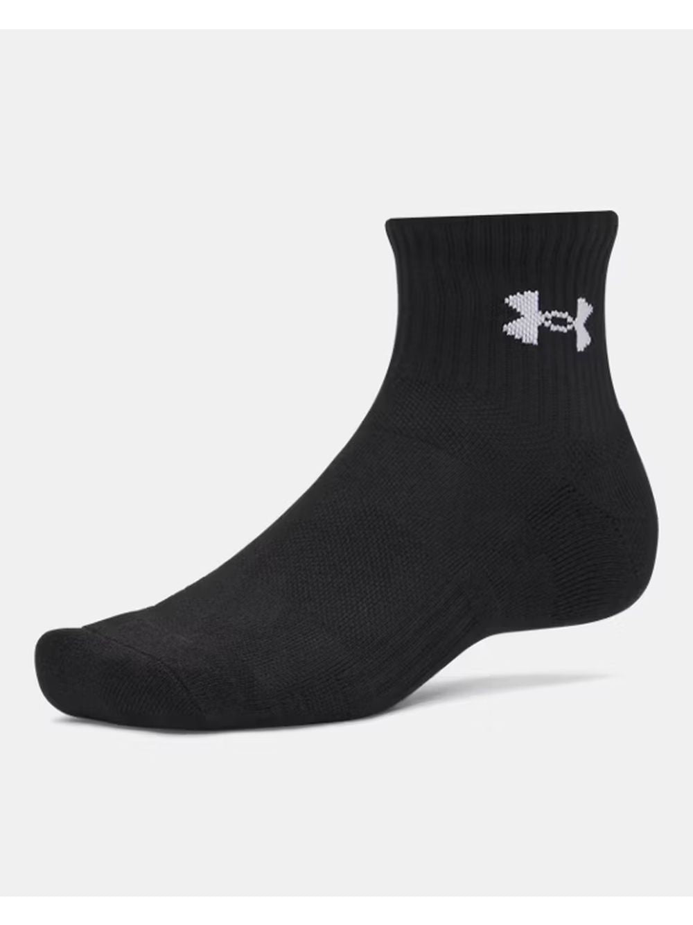 Calze Sportive Under Armour UA PERFORMANCE COTTON 3P QTR Unisex - Nero
