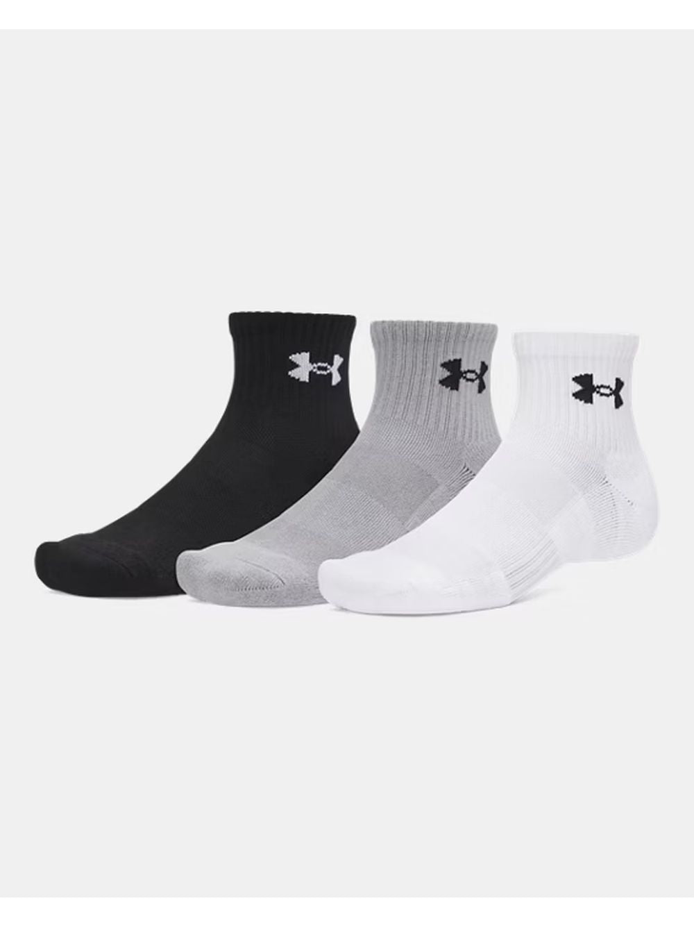 Calze Sportive Under Armour UA PERFORMANCE COTTON 3P QTR Unisex - Bianco