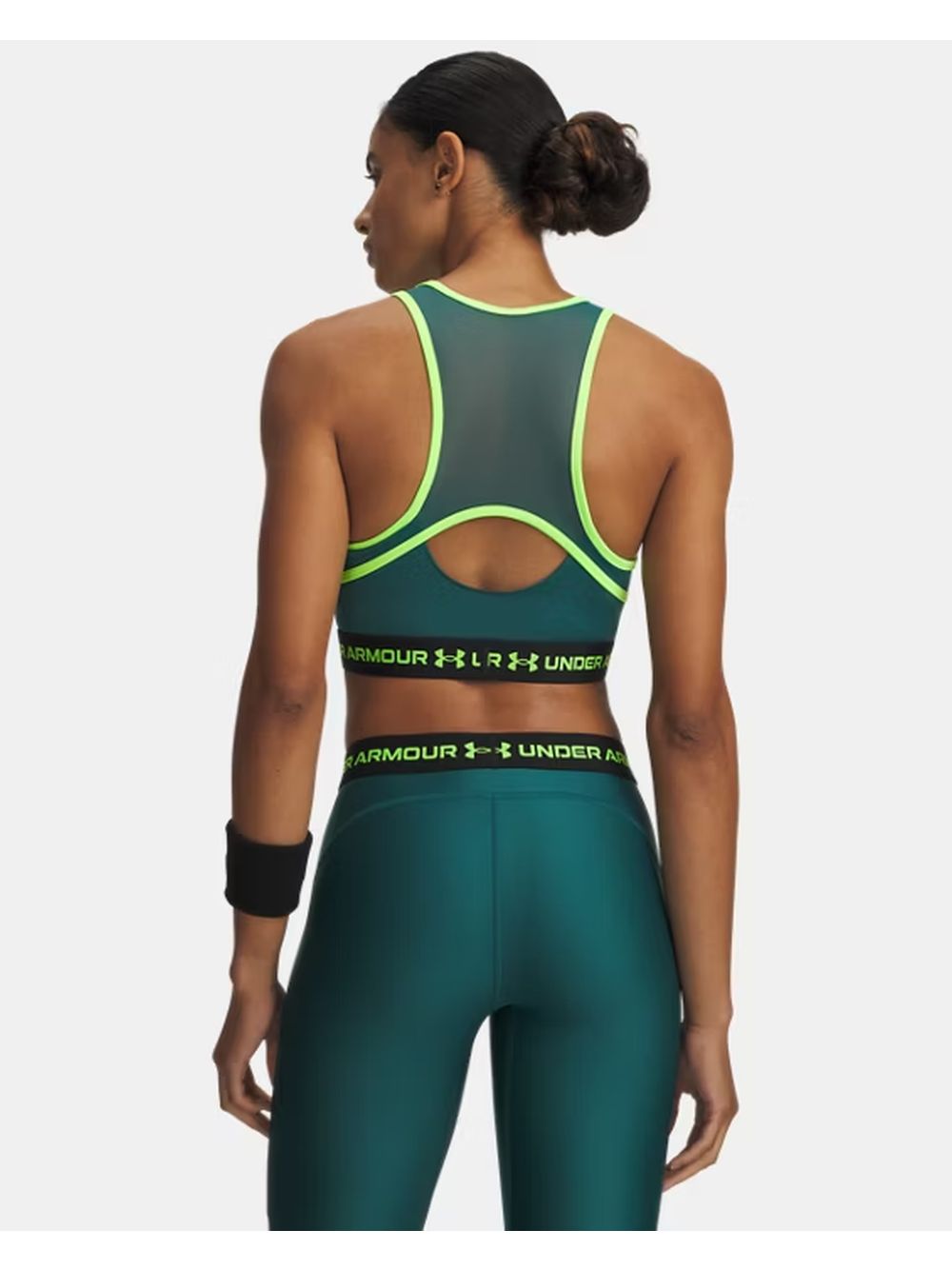 Canottiera Sportiva Under Armour HEATGEAR MESH Donna - Verde