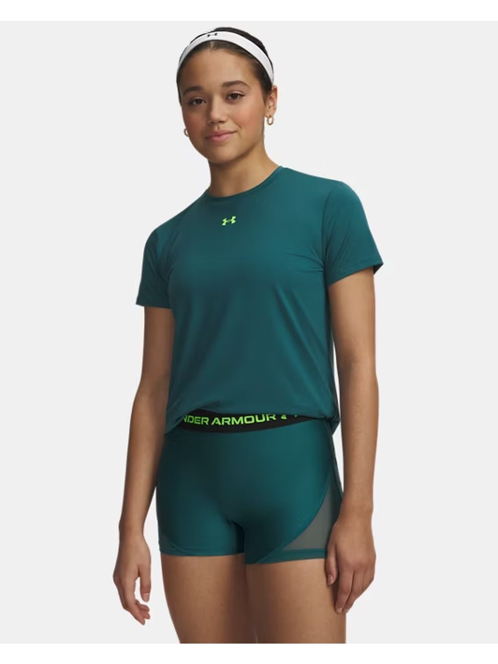 T-shirt Sportiva Under Armour UA VANISH SS Donna - Verde