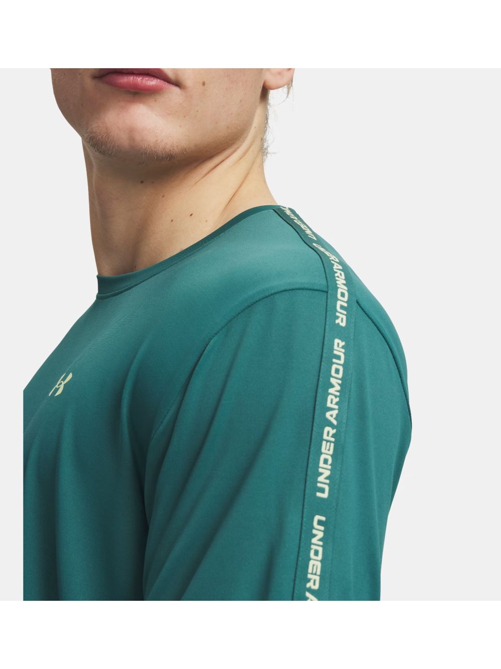 T-shirt Sportiva Under Armour UA TECH TAPING SS Uomo - Verde