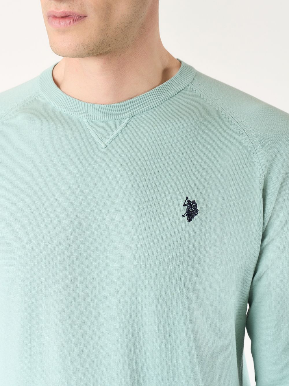 Pullover U.s.polo LIN Uomo - Turchese