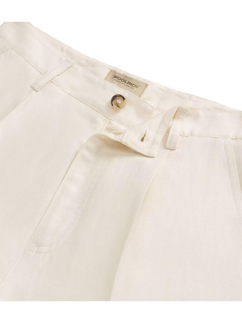 Shorts Woolrich LYOCELL LINEN Donna - Bianco