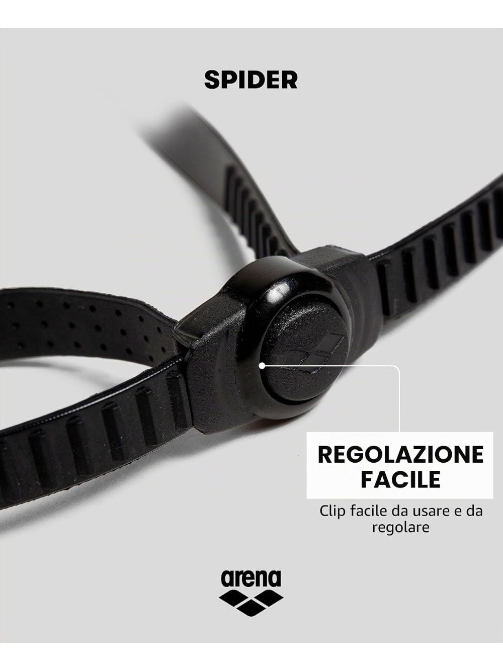 Occhiali - Occhialini Arena SPIDER Unisex - Nero