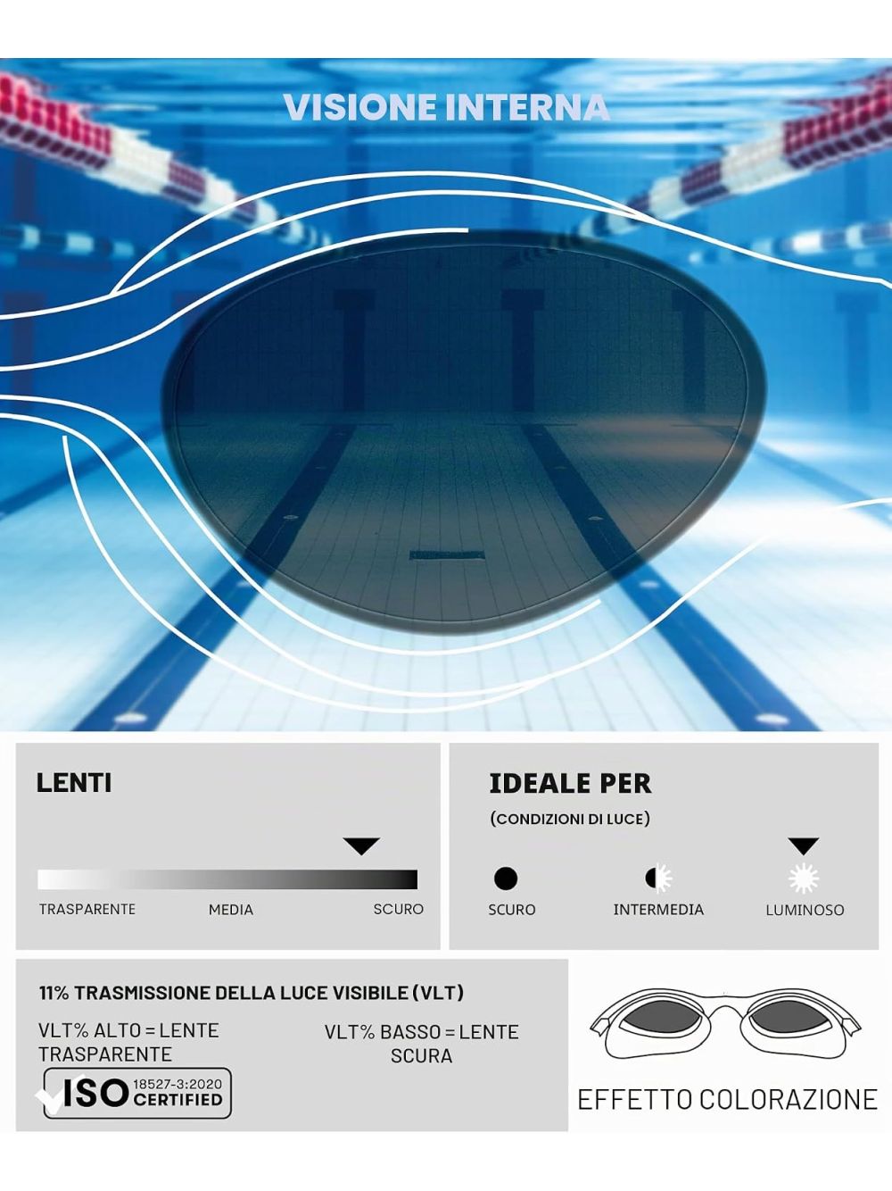 Occhiali - Occhialini Arena THE ONE PLUS MIRROR Unisex - Nero