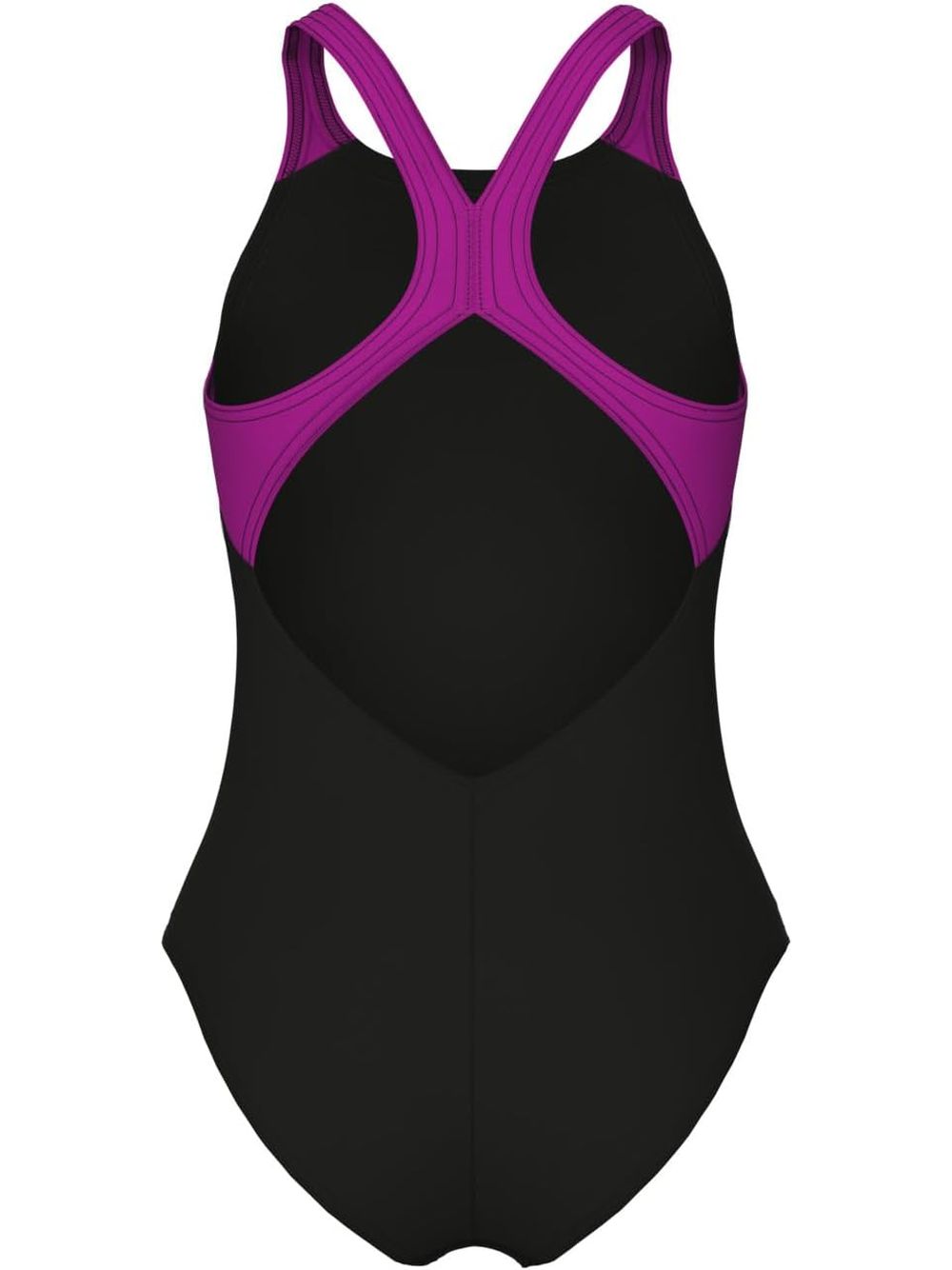 Costume Sportivo Arena PINWHEEL SWIMSUIT V BACK Bambina - Nero