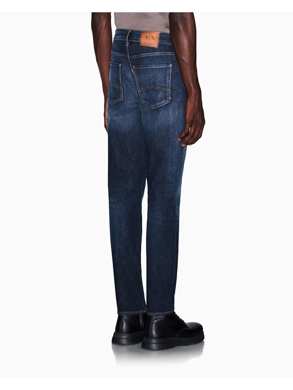 Jeans Armani 5 tasche slim fit di cotone stretch Uomo - Denim
