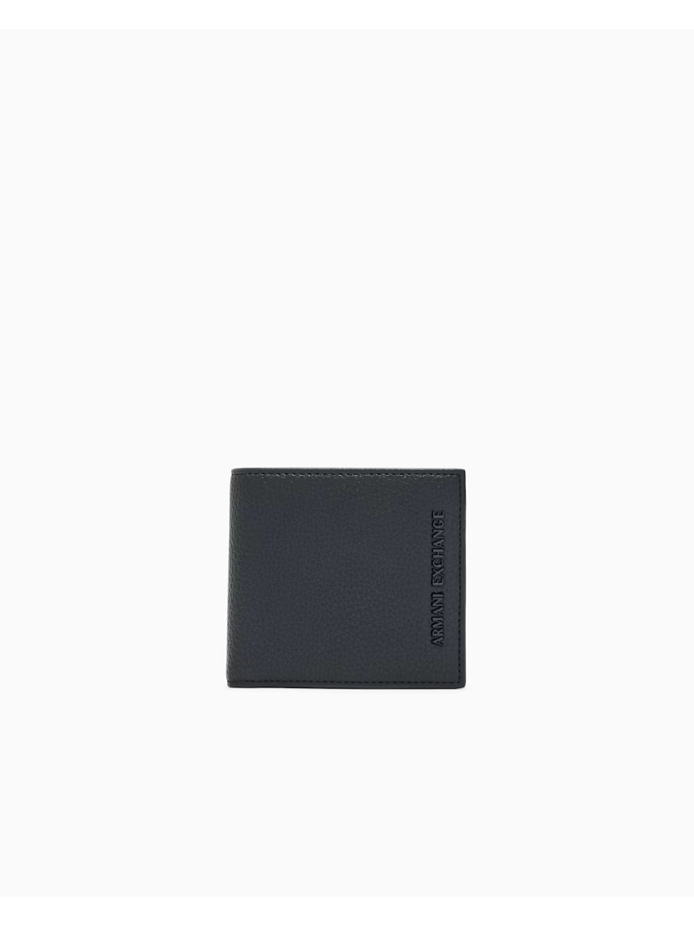 Portafoglio Armani bifold con scomparti per carte Uomo - Nero