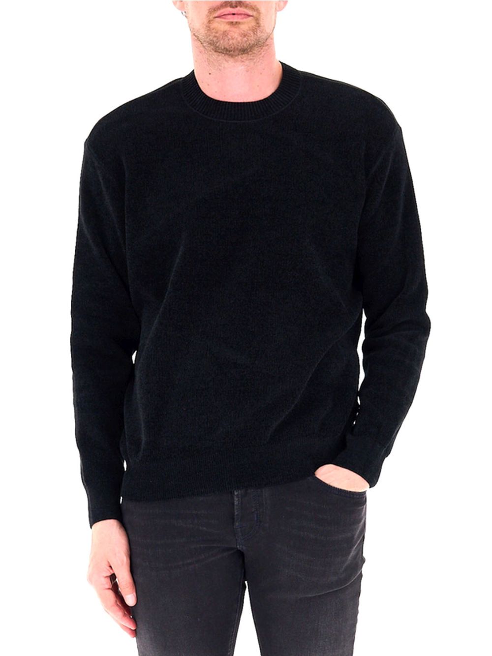 Pullover Armani Up For Party in ciniglia Uomo - Nero