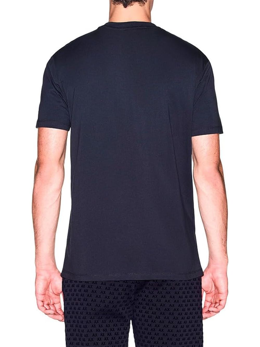 T-shirt Armani vestibilità regular in jersey di cotone Uomo - Navy