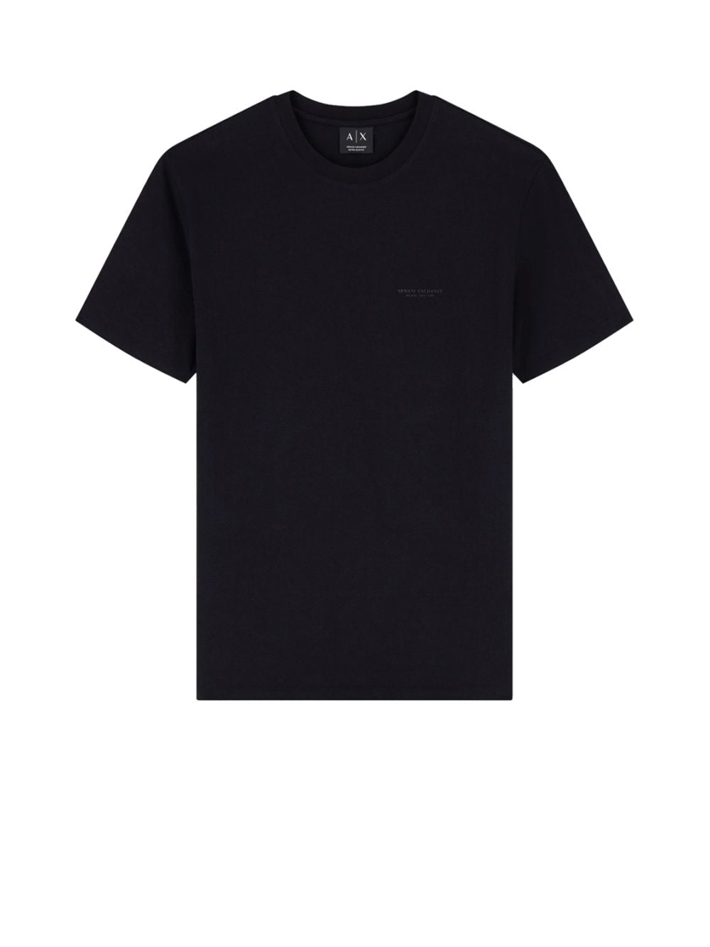 T-shirt Armani a taglio slim in jersey di cotone stretch Uomo - Nero