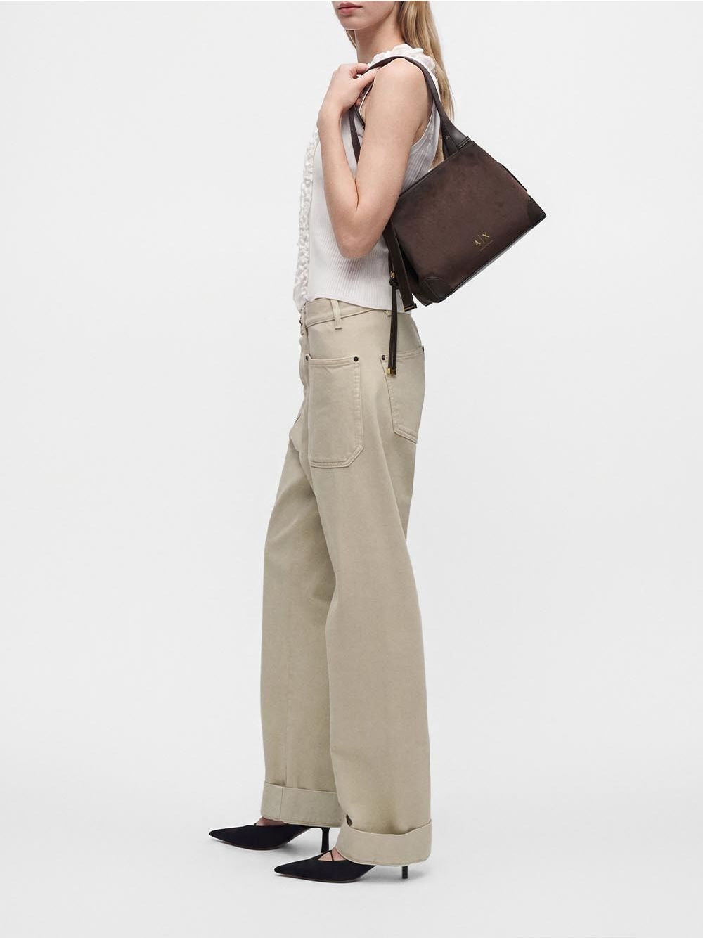 Borsa Armani Donna - Marrone