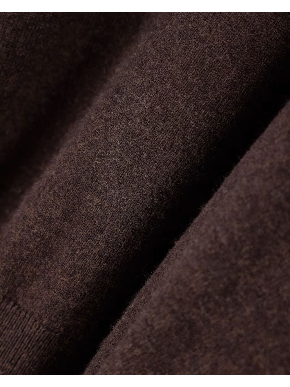Pullover Armani regolare in maglia misto viscosa lana e cashmere Donna - Marrone