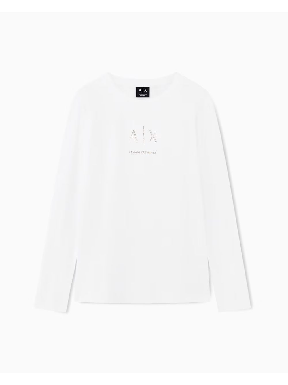 T-shirt Armani vestibilità regolare in jersey cotone organico Donna - Bianco