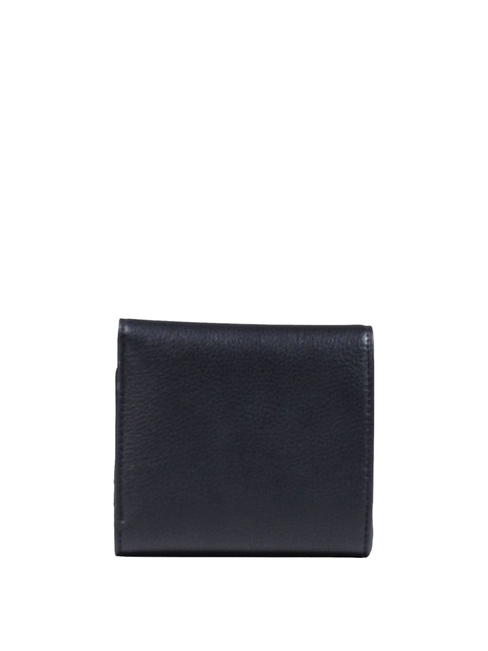 Portafoglio Armani con logo a contrasto Donna - Nero