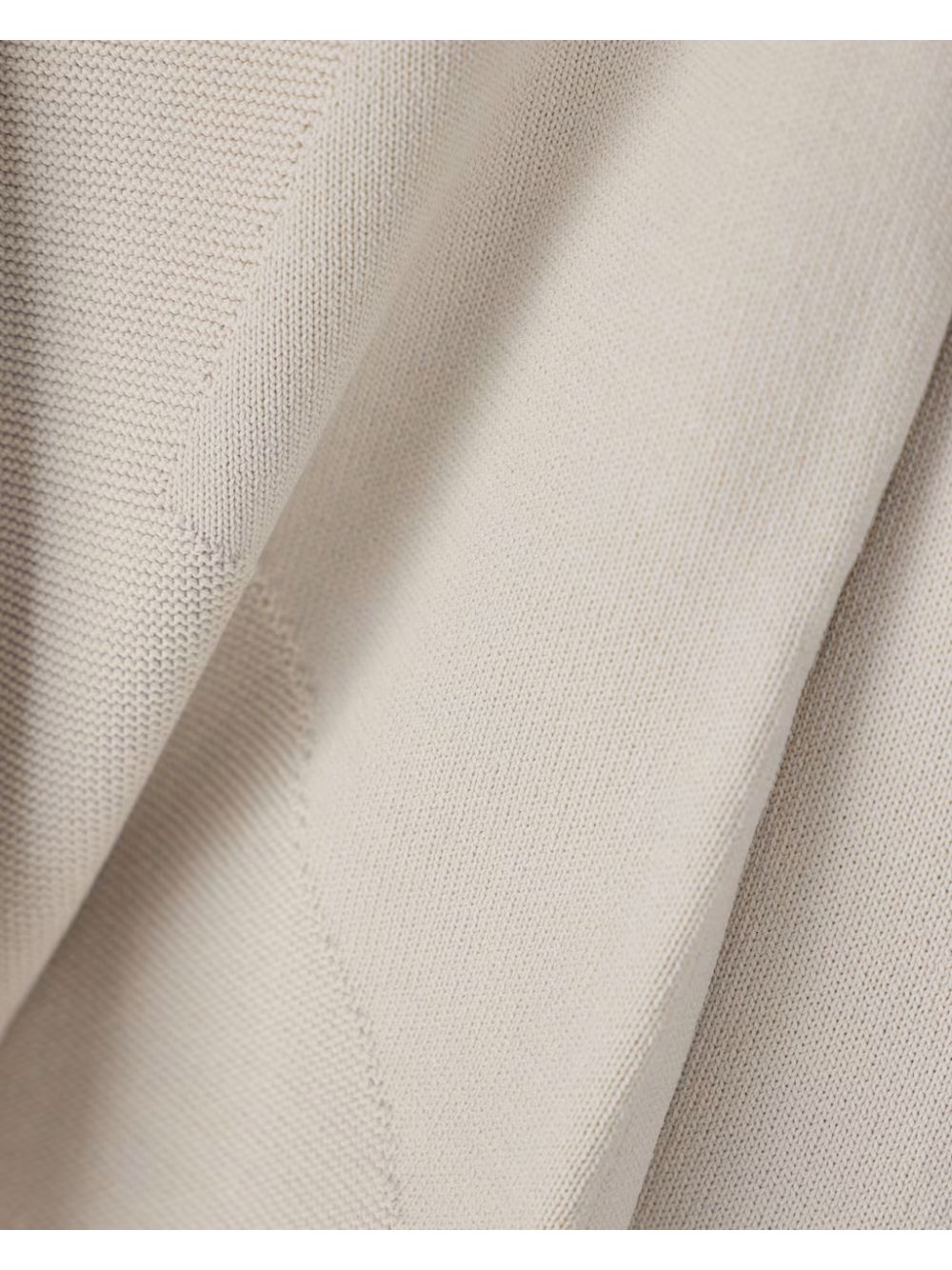 Cardigan Armani girocollo in viscosa riciclata con bottoni Donna - Bianco