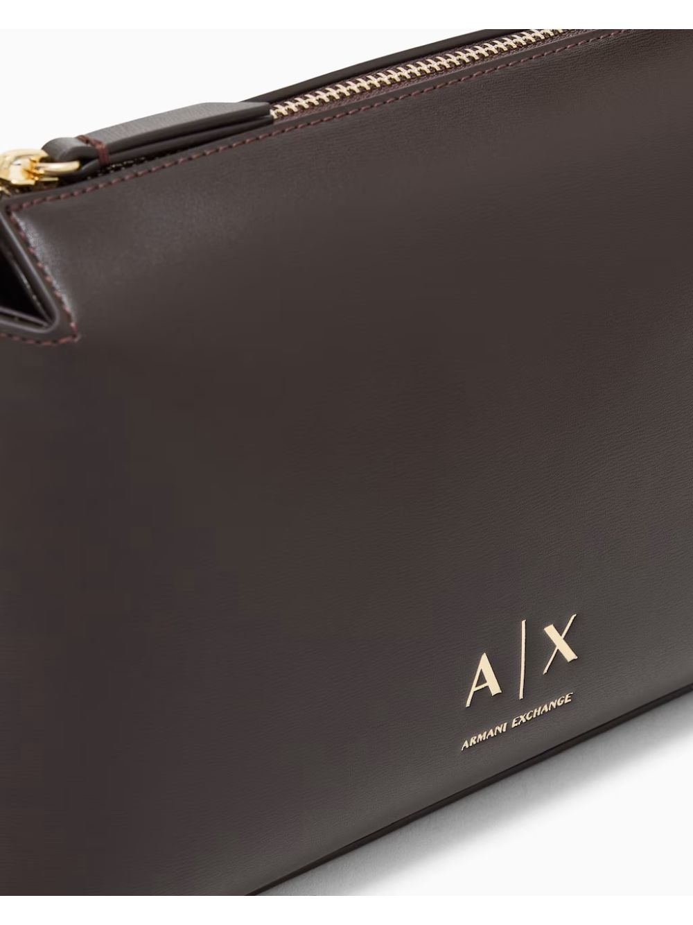 Borsa Armani con tracolla regolabile e logo Donna - Marrone