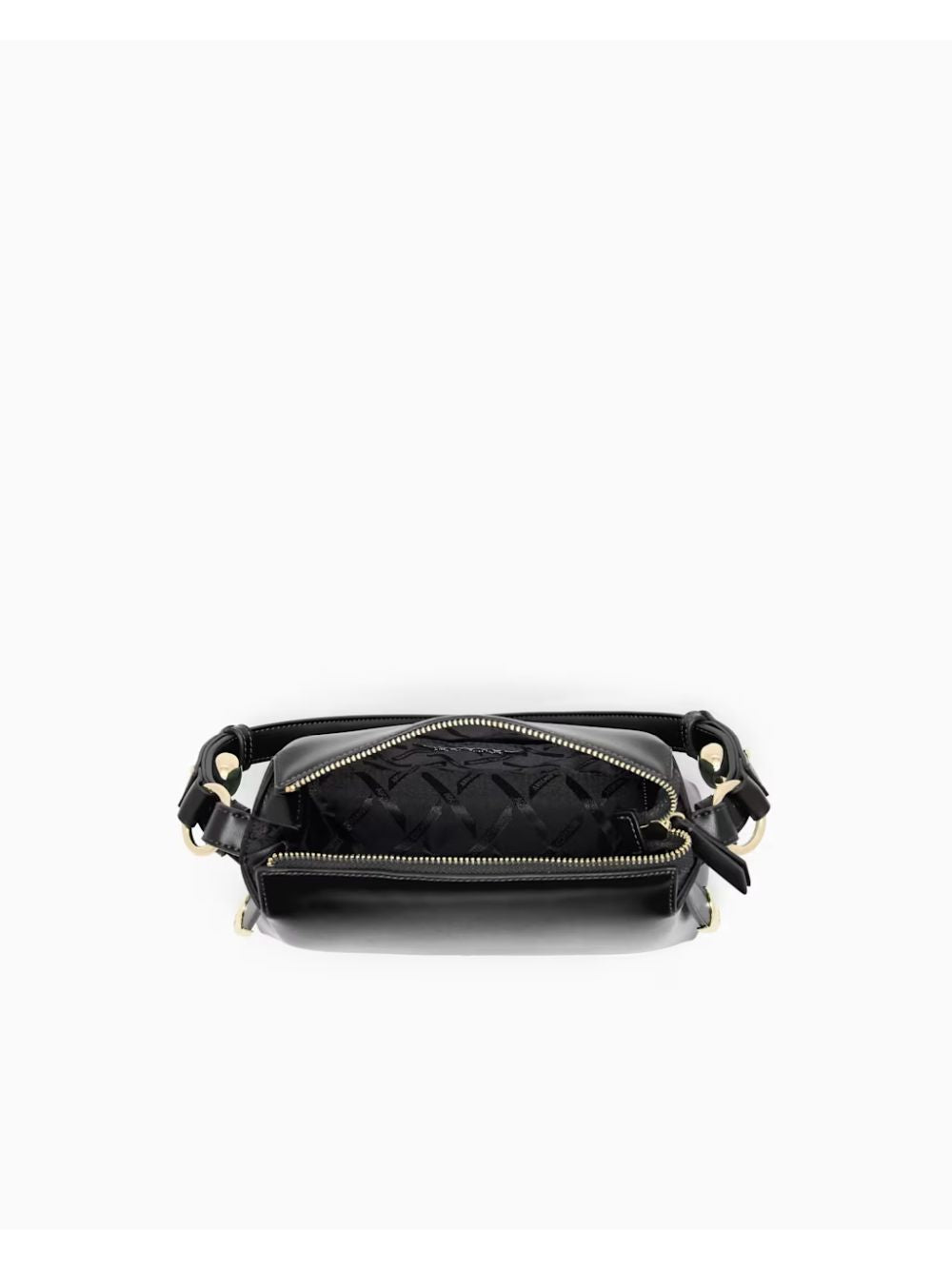 Borsa Armani con tracolla regolabile e logo Donna - Nero