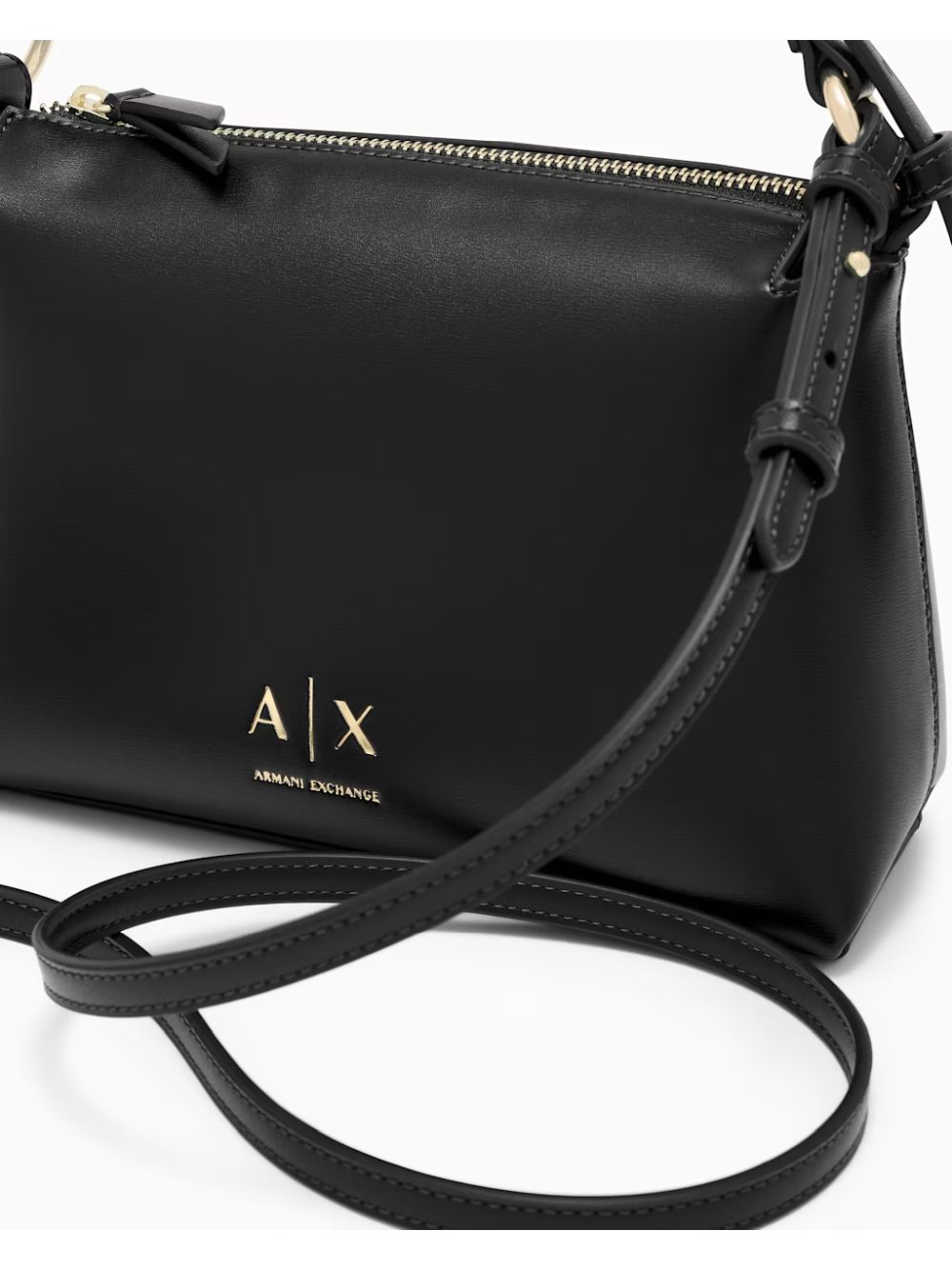 Borsa Armani con tracolla regolabile e logo Donna - Nero