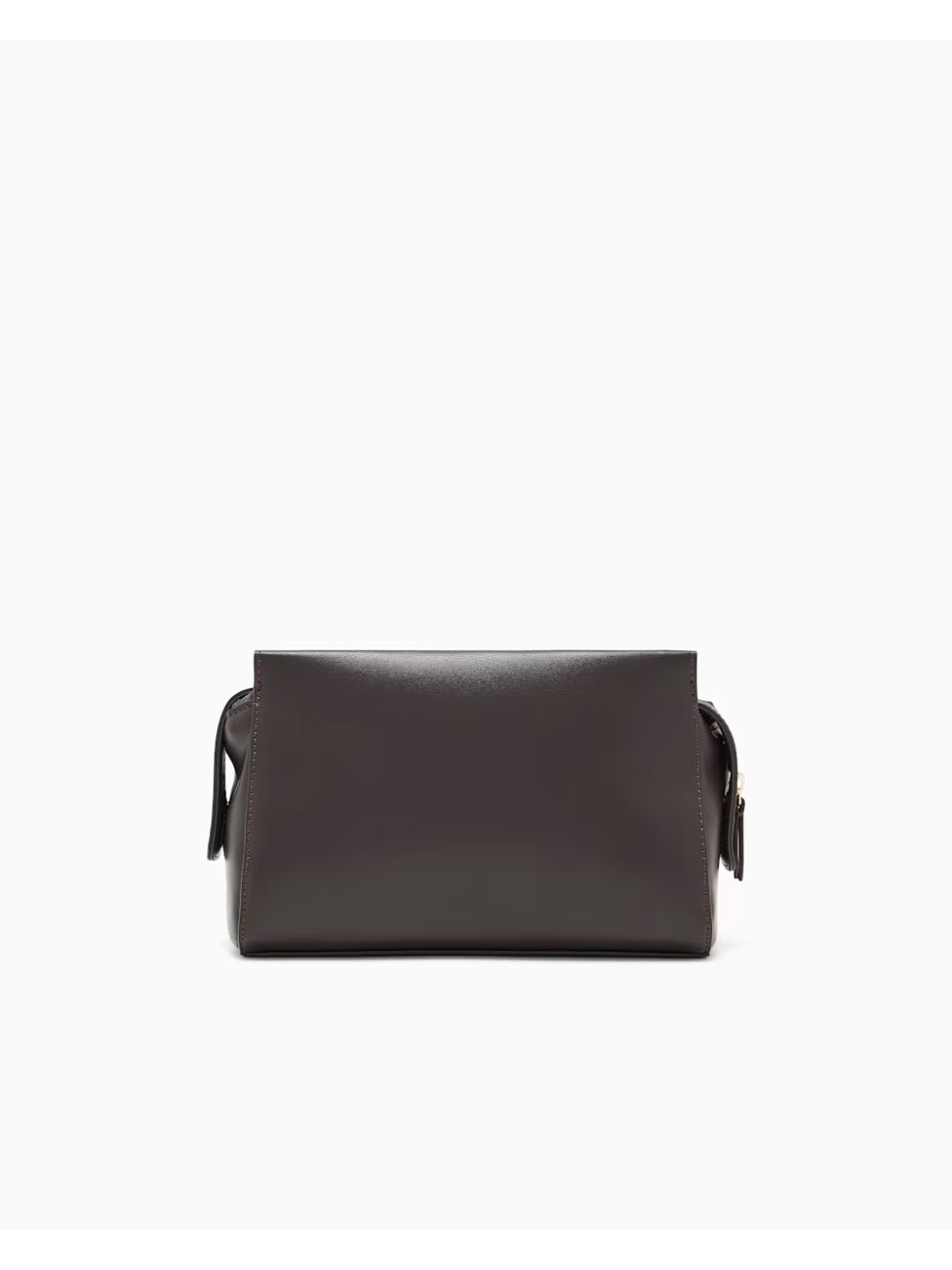 Borsa Tracolla Armani con patta e chiusura in metallo Donna - Marrone
