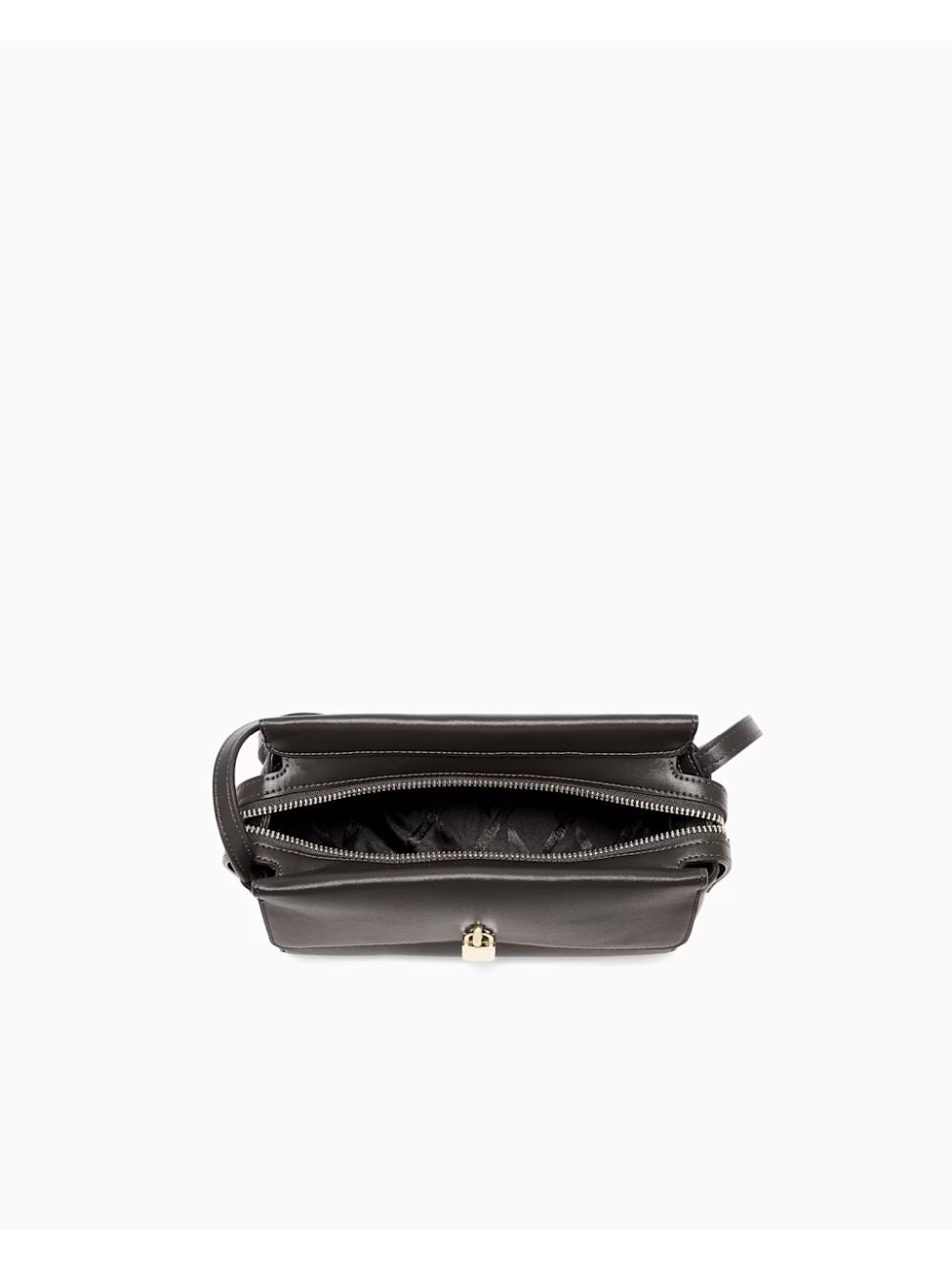 Borsa Tracolla Armani con patta e chiusura in metallo Donna - Marrone